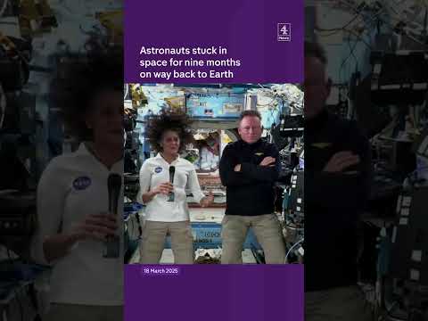 Astronauts stuck in space for nine months on way back to Earth