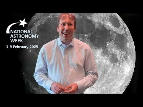 Chris Lintott introduces National Astronomy Week 2025. &quot;CHASING THE MOON&quot;