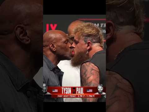 Mike Tyson vs Jake Paul Face to Face hhh