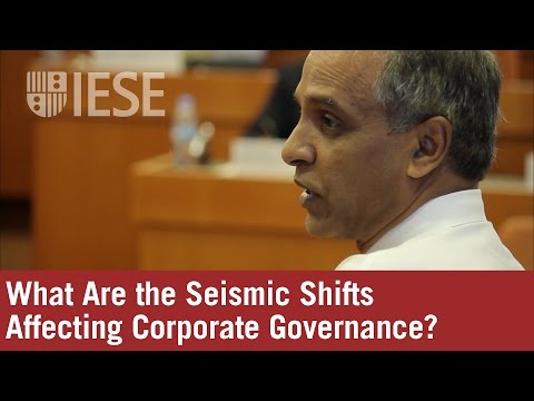 What Are the Seismic Shifts Affecting Corporate Governance?