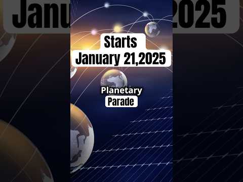 🌌Look up, stargazers! #PlanetaryParade2025 #OnceInALifetime #CelestialEvent #StarGazing #LookUp