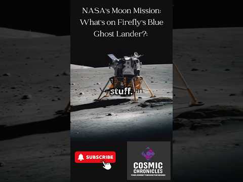 NASA&#039;s Secret Moon Tech: Blue Ghost Lander Revealed 🌒