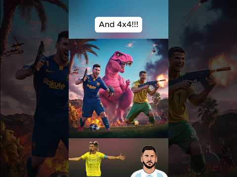 ⚽🦖 Messi &amp; Ronaldo’s Dinosaur Discovery! | Unearthing the Purple Dino 🎥