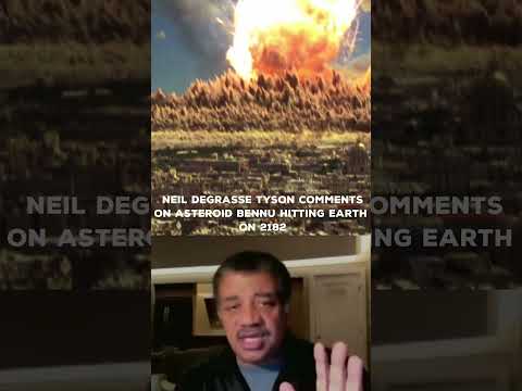 Neil DeGrasse Tyson Comments On Asteroid Bennu Hitting Earth On 2182 #shorts #bennu #asteroid #2182