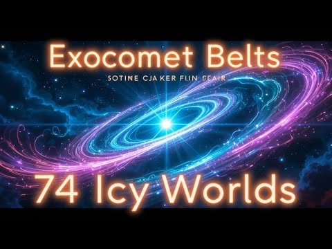 &quot;Discover Exocomet Belts: Unveiling 74 Icy Worlds Around Nearby Stars | Exocomets Space Exploration