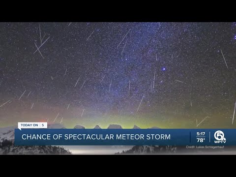 New meteor shower could dazzle the night sky Monday