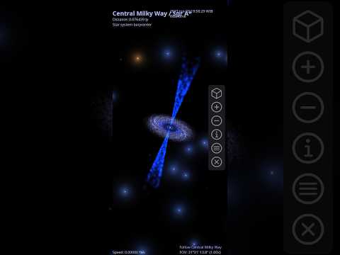 Massive Black Hole In The Centre Of The Milky Way Galaxy | Celestia