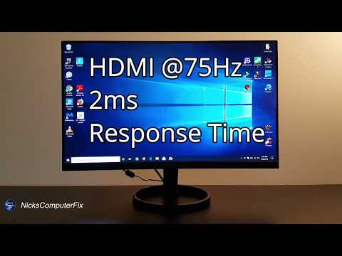 ACER Monitor 24 inch Review - 2ms Response time - 75Hz refresh rate Gaming Monitor