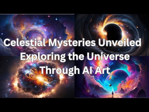 Celestial Mysteries Unveiled | Exploring the Universe Through AI Art