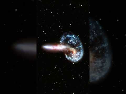 Hubble Unveils a Cosmic Shockwave: Arp 148 Mayall&#039;s Object Caught in a Galactic Collision #space