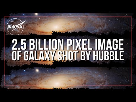 2.5 Billion Pixel Image of Galaxy Shot by Hubble