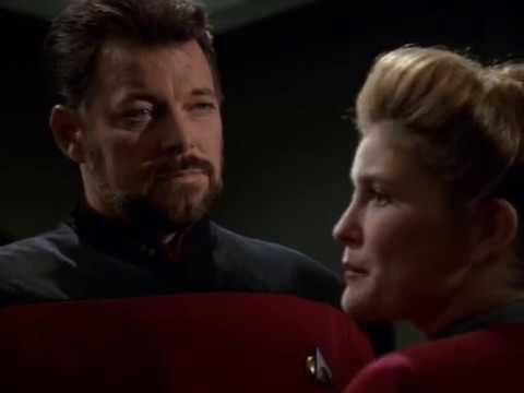 Commander Riker Onboard The USS VOYAGER