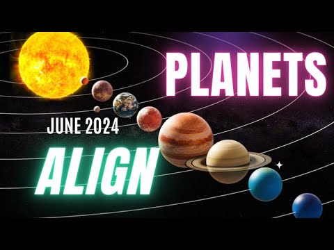 Celestial Spectacle: Grand Planetary Parade of June 2024! #celestialevent #planets #stargazingnight