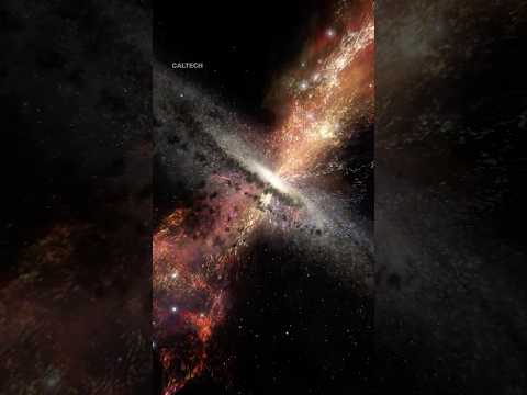 Astronomers spot massive black hole jets