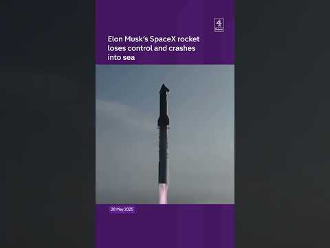 Elon Musk&#039;s SpaceX rocket loses control and crashes into sea