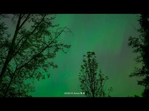 Seattle Aurora Borealis 2024 - Timelapse (Eastside)