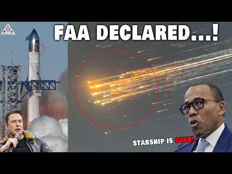 FAA&#039;s new statement after Starship flight 7 R.U.D during flight! Is SpaceX in BIG TROUBLE