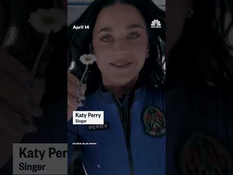 Footage captured inside Blue Origin capsule shows crew in zero gravity