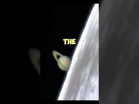 Saturn Behind the Moon: A Celestial Dance
