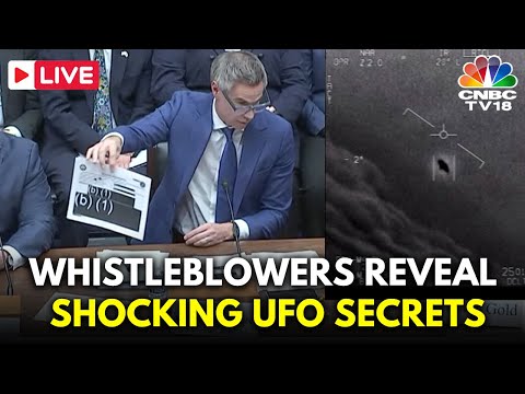 UFO Hearing LIVE: Ex-Pentagon Official Says &#039;We Are Not Alone in The Cosmos&#039; Congress Hearing | N18G