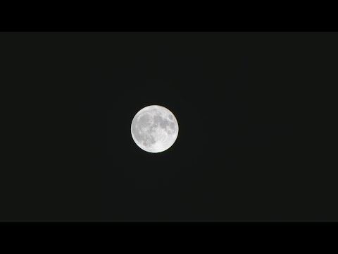 Blue supermoon dazzles San Diego skies