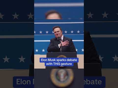 Elon Musk sparks debate with THIS gesture