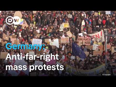 Many are taking to the streets in protest against the rise of the far-right in Germany | DW News