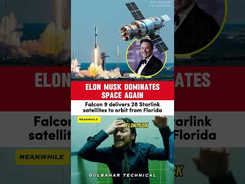 Elon Musk’s Falcon 9 Launches 28 Starlink Satellites! 🚀🛰️