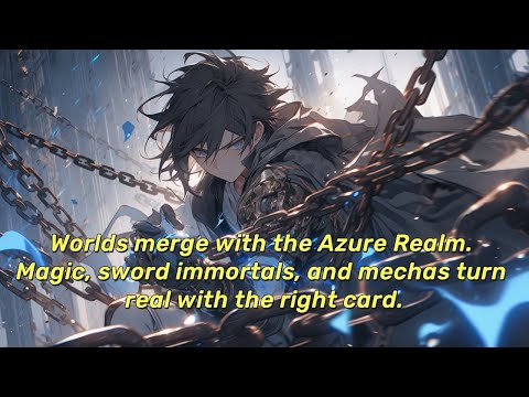 Worlds merge with the Azure Realm. Magic, sword immortals, and mechas turn real with the right card.