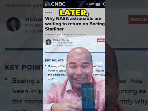 Boeing&#039;s Starliner Capsule Stranded Still with Multiple Thruster Issues! #shorts | VectorVest