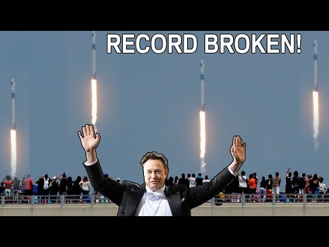 SpaceX Just Broke Record With Falcon 9 rockets... 4 Rockets!