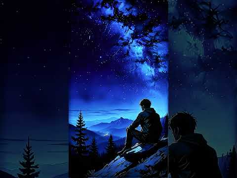Starry Night Sky Vibes Anime, Star Gazing, Cosmic Magic 🌌🌠🌙
