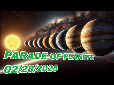 The Grand Planetary Alignment on February 28, 2025 – A Rare Cosmic Event You Can&#039;t Miss!