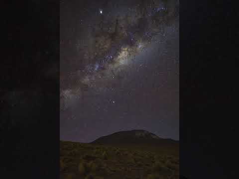 Milky Way time lapse in the high desert outside of San Pedro de Atacama Chile