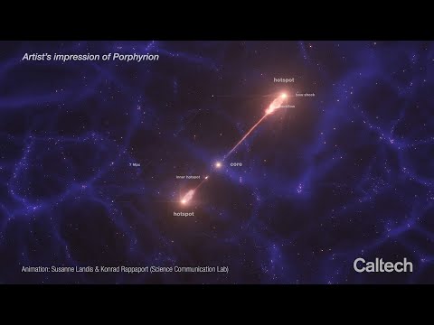 Largest black hole jet discovered stretches 23 million light years