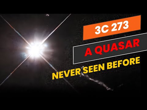 The Quasar 3C 273: A Glimpse into the Heart of a Cosmic Monster discovered in the 1960s #blackhole