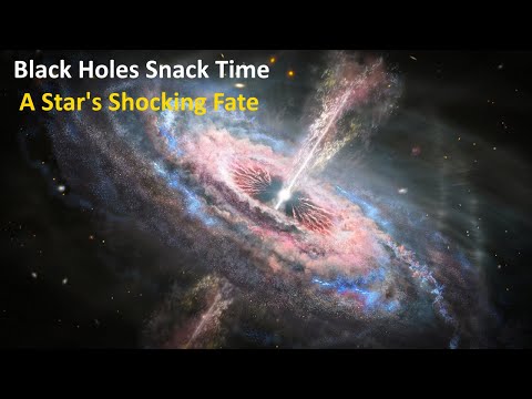 Black Holes Snack Time: A Star&#039;s Shocking Fate