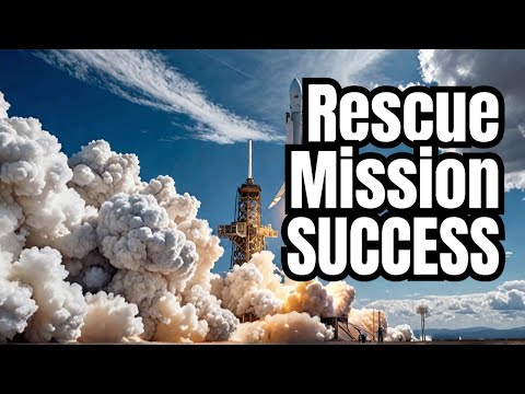 SpaceX Launches Rescue Mission for Stranded NASA Astronauts | ELRA News #nasa #iss #spacenews