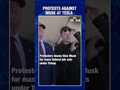 Nationwide Protests Target Tesla And Elon Musk Over Federal Job Cuts