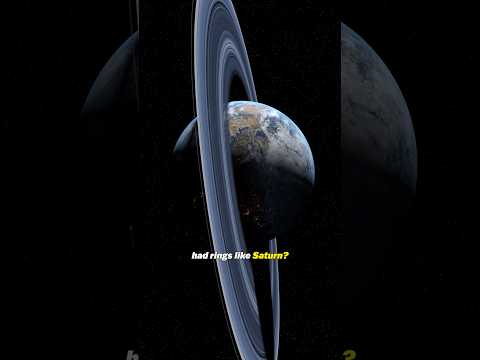 What if Earth had rings? #space #earth #saturn