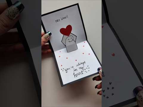 DIY Pop-Up LOVE CARD for Valentine in Minutes!