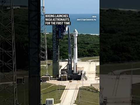 Boeing launches NASA astronauts for the first time after years of delays