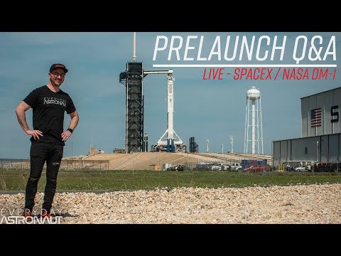 Pre Crew Dragon Test Flight Q&amp;A (LIVE at Kennedy Space Center)