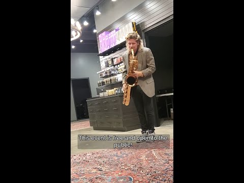Leo P Visits the Schmitt Music Sax Shop