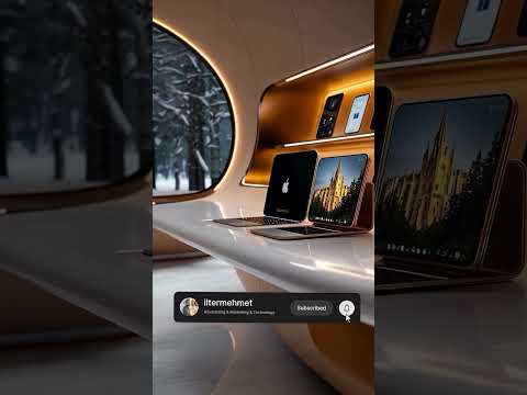 Apple&#039;s Futuristic Snow Train 🚄❄️ | Minimalist AI Design Meets Luxury Technology! 🍏✨