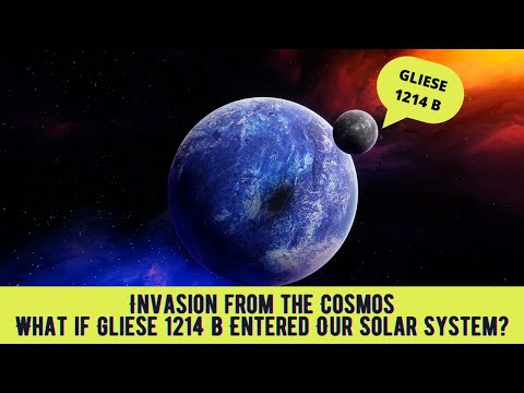 What if Gliese 1214 b Entered Our Solar System? | Exoplanets Invasion