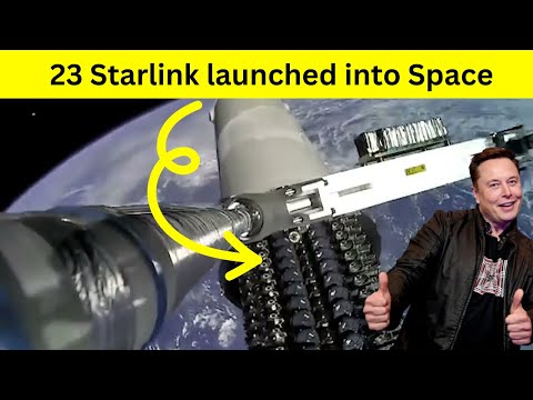 From Florida To Orbit: Falcon 9 Launches 23 starlink satelites