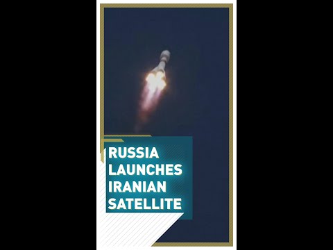 Russia launches Iranian satellite