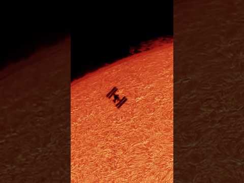 The ISS transiting the Sun…