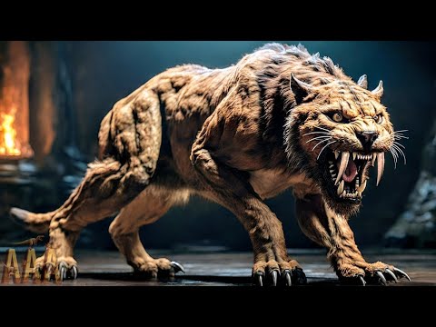 Everyone Talks About Dinosaurs Until They See This Saber-Toothed Cat!